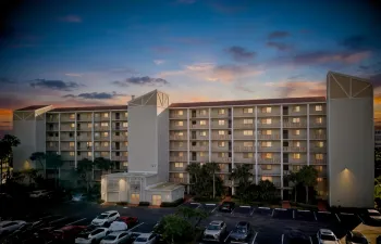 Building Front Dusk