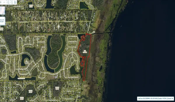 0 EAGLE LAKES BLVD, AEREAL MAP FROM COUN