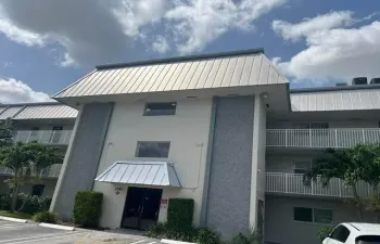 Front of apartment