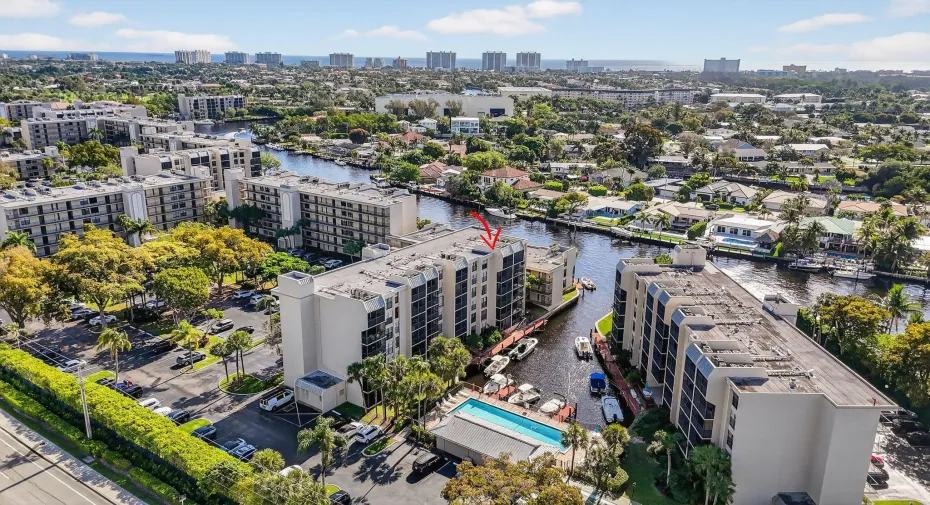 Penthouse and water views