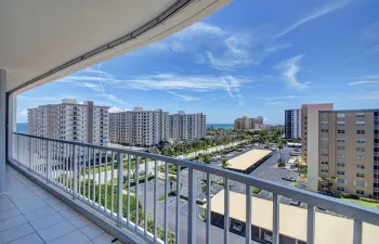 view from balcony