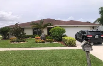 the front of the home