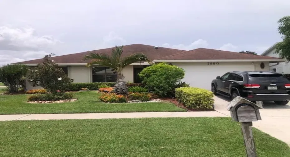 the front of the home