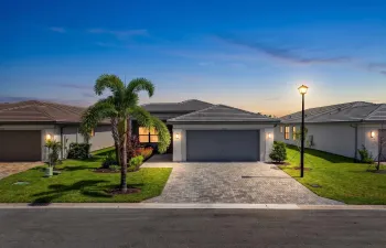 Twilight Curb Appeal That Sets the Tone