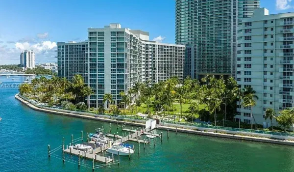 Waterfront living, with private boat docks