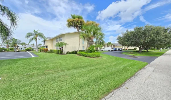 Front of condo