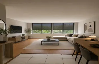 Virtually Staged living room