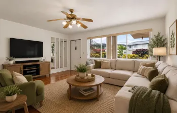 Living Room Virtually Staged