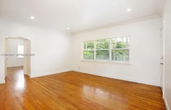 Coral Gables. An excellent location in Miami. 2 nd floor apt unit. Wood flooring, corner unit. Four unit building.