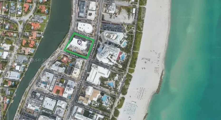 Building Aerial location view