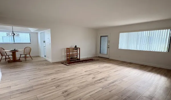 New floor! freshly painted!