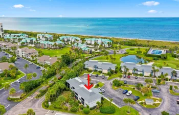 Ocean Villas 1 - two-story building, first floor corner unit.
