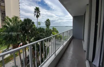 view from balcony