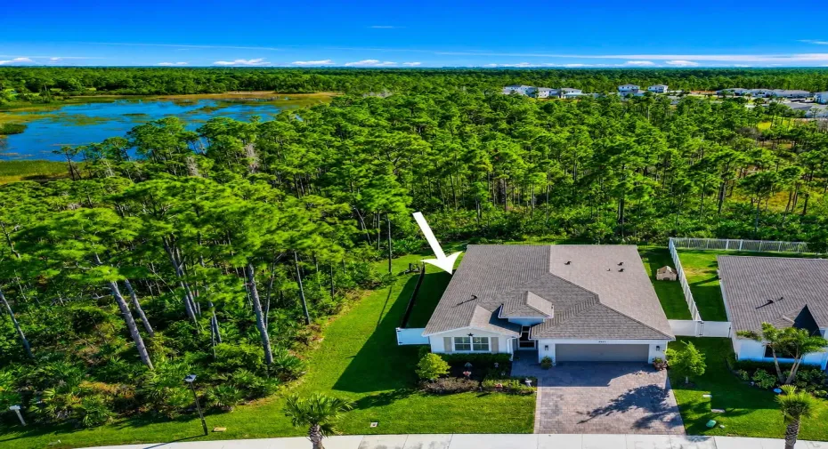 Live on one of the most desirable and private lots in Park Trace!