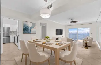 Dining and Living Room Virtually Staged