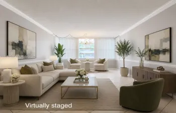 Virtually staged