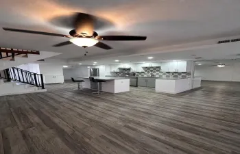 kitchen & living area