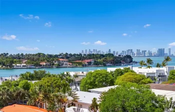 View of La Gorce Island & Downtown Miami