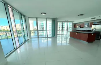 Dining and living/kitchen