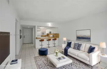Living Room Virtually Staged