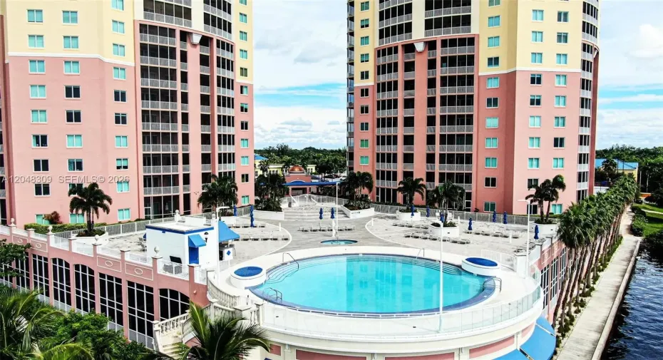 BEST VALUE IN RIVIERA! UPDATED | NO CARPET | 3+DEN | RIVER VIEWS - Imagine living in a LUXURIOUS hotel style condo on 4th floor right on THE RIVER PROMENADE in SWFL paradise!