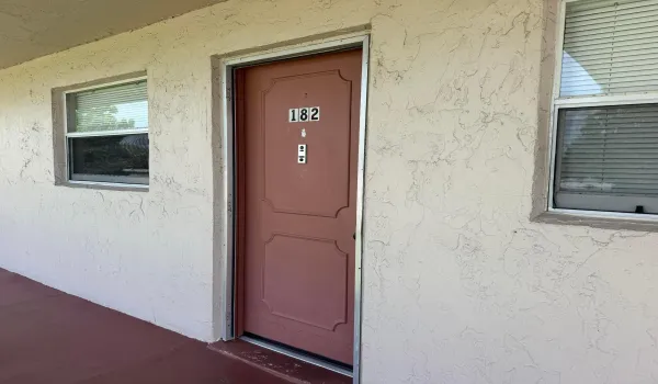 Front door on second floor