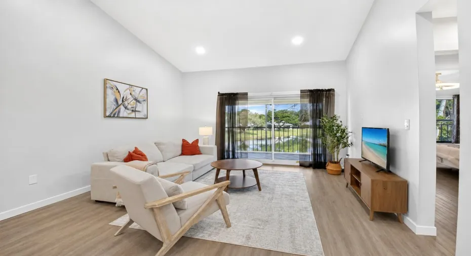 Living room-Partially Virtually Staged