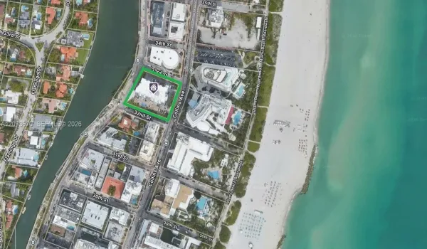 Building Aerial location view