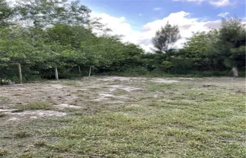 Empty lot. Perfect for that new home.