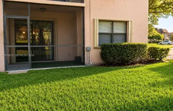 Outside view of corner unit