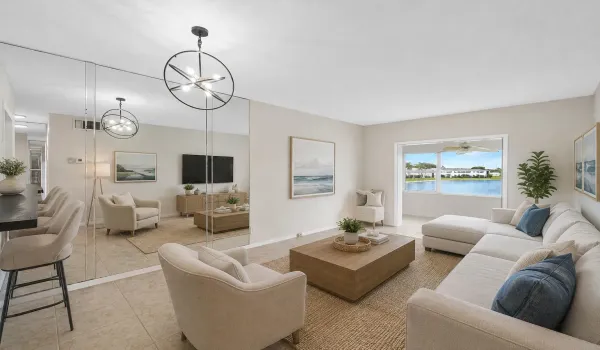 Living Space (Virtually Staged)