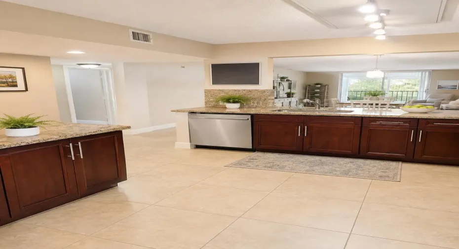 Kitchen opened