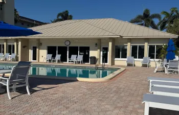 Clubhouse pool area
