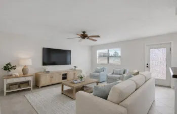 Virtually Staged Living Room