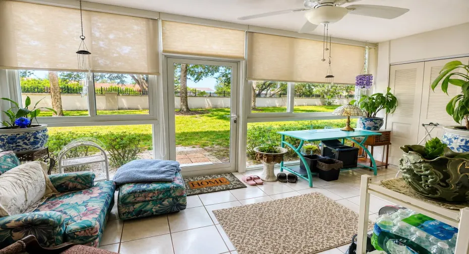 enclosed patio