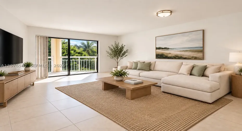 Staged Living Room