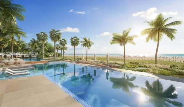 Pool  220 feet of private  Area in Front of Ocean
