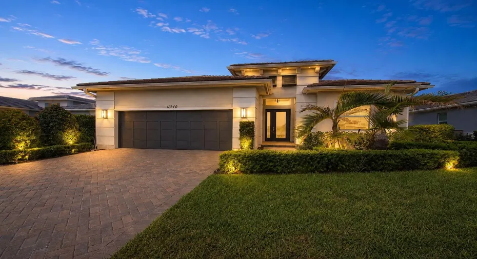 Front Exterior Night Shot