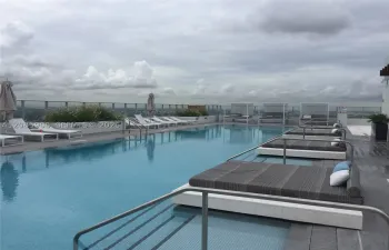 Rooftop pool