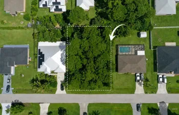AI generated - to show arrow of lot and outline. Buyer to verify.