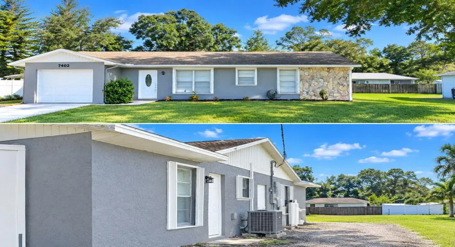 Front & Back of Home