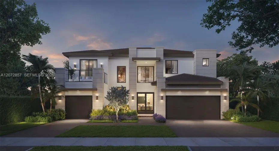 Victoria Model Home night