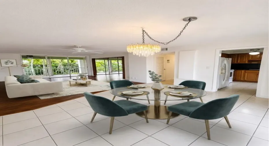 LIVING ROOM / DINING ROOM SET UP