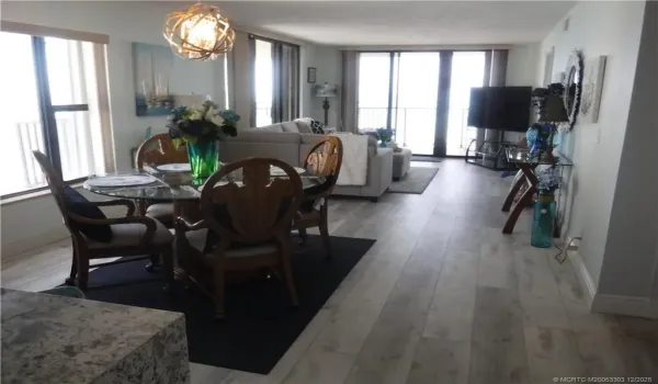 Dining room to ocean