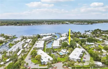 The Windjammer Condo complex sits smack on the South Fork of the St Lucie River!