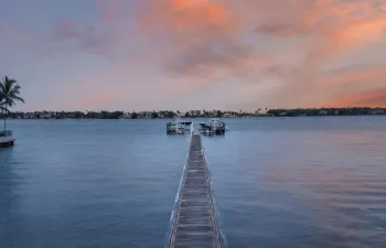 Twilight Boat Dock