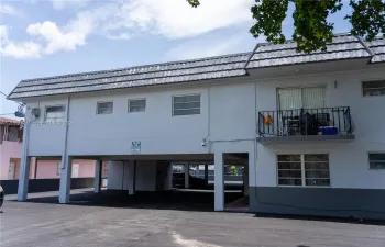 Entrance and parking