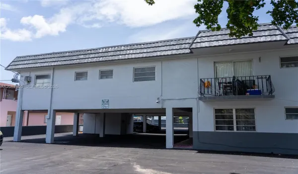 Entrance and parking