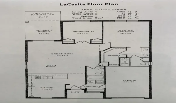 La Casita Floor Plan