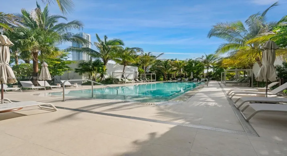 2200 Brickell surrounded by South Brickell's lush canopy